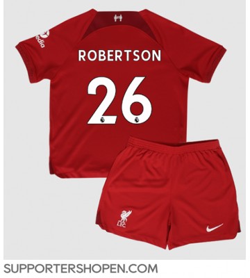 Liverpool Andrew Robertson #26 Hemmatröja Barn 2022-23 Kortärmad (+ korta byxor)